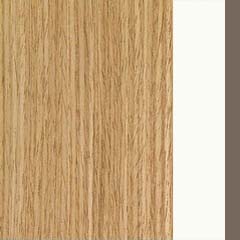 Carvalho Natura + Branco Mate | CAnature+R9016 (Foto)
