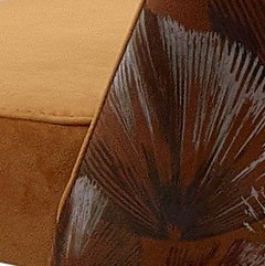 Tecido Estampado + Laranja  (Foto)