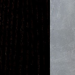 Carvalho Preto + Prateado  (Foto)