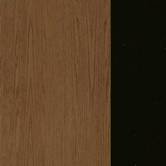 Carvalho+MDF/ Cor Taupe+Preto