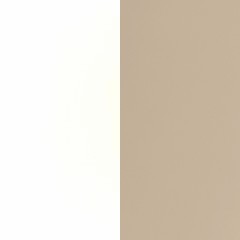 MDF / Cor Branco+Lacado Bege  (Foto)