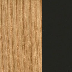 Carvalho Natural + Preto Mate  (Foto)