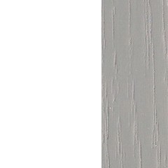 Carvalho / Cor Cinza+Lacado Branco Brilho  (Foto)