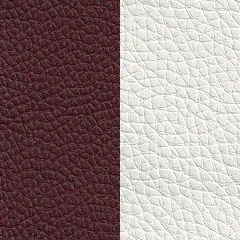 Sintético Castanho + Branco  (Foto)