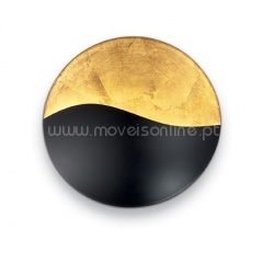 Negro/Ouro - Ø 35 x A13 cm