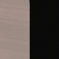 Carvalho Cor M5 Bege + MDF Cor L2 Alto Brilho Preto  (Foto)