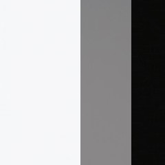 Branco + Cinza + Preto Brilho  (Foto)