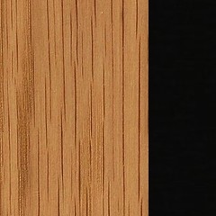 Carvalho Natural + Preto Mate  (Foto)