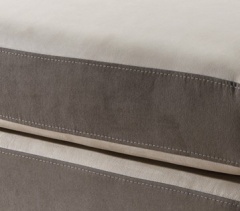 Microfibra Taupe + Microfibra Bege
