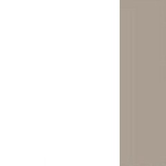 Branco Mate + Taupe Mate