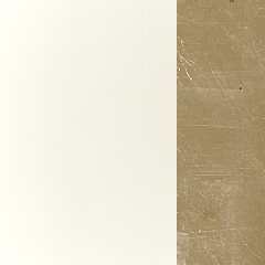 MDF / Lacado Branco mate+ Ouro