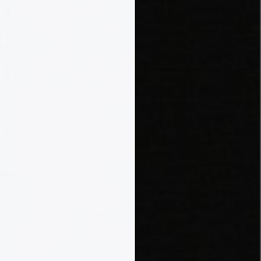 MDF Lacado Branco Mate + Lacado Preto Mate