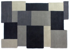Cinza | Collage Grey Rug