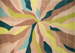 Verde | Splinter Teal/Green Rug