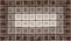Castanho | Velvet 3D Cube Beige (Foto)