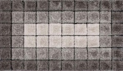 Cinzento | Velvet 3D Cube Grey