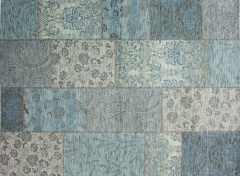 Esverdeado | Patchwork Chenille Duck Egg
