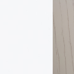 Branco Mate + Carvalho Taupe | 3780 (Foto)