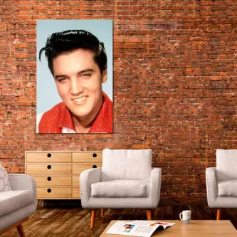 Um ícone da música, que nunca sairá de moda - Elvis Presley está eternizado neste lindo quadro.