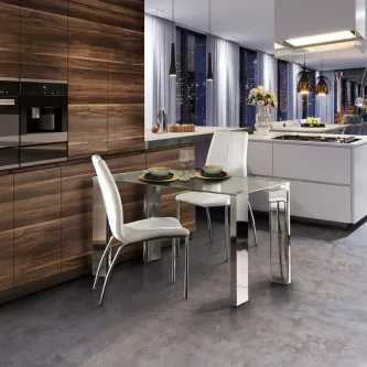A mesa de jantar Malibu é a escolha perfeita para criar um cantinho acolhedor e moderno. Com detalhes minimalistas e sofisticados, ela combina ao seu estilo.