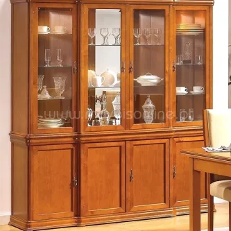 O encantador Louceiro Nante, uma das peças mais elegantes de sua casa onde poderá guardar o seu serviço de jantar e não só.
