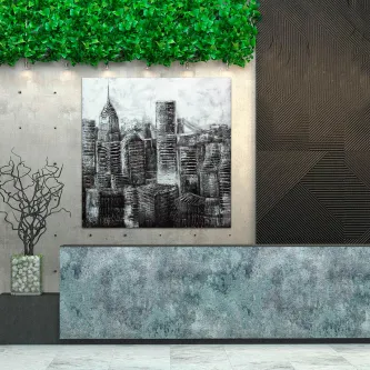 Uma cidade de contrastes. Nova York, onde modernidade e arte se fundem numa explosão de cores.