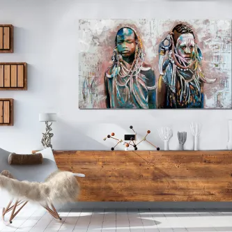 As pinturas étnicas Mursi refletem a cultura e as tradições deste povo africano, que há séculos preservam sua herança cultural por meio desses desenhos artísticos.