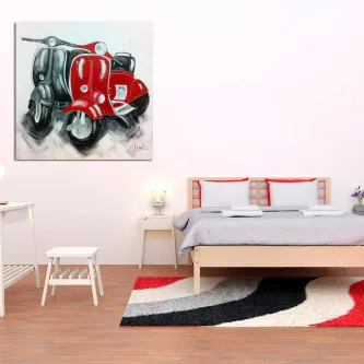 O prazer de andar de mota é algo que nunca se esquece. Coloque-se à frente do Quadro e sinta o vento no rosto.