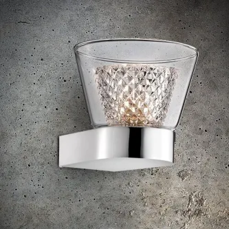 Luminosidade e elegância em harmonia explore o destaque do design moderno do aplique Boccale e adicione um toque de classe ao seu espaço!