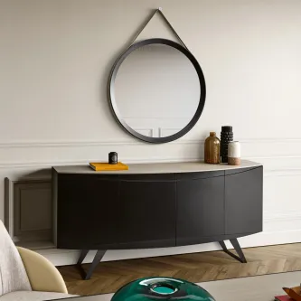 Um aparador versátil, elegante e moderno. O espelho Firenze traz charme e beleza para o seu ambiente.