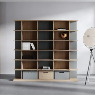 Organize o seu espaço com a estante Elege Lib. Leve para casa um produto de qualidade e estilo moderno que irá encaixar na decoração do seu lar.