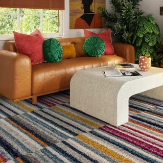 O Tapete Muse Stripe é a escolha perfeita para adicionar um toque moderno a qualquer espaço. A sua elegante combinação de cores e padrões resulta num look único!