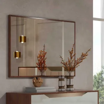 A beleza refletida: Espelho Luca Simple. Uma obra de arte que realça qualquer espaço com estilo e sofisticação.