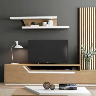 Organize a sua sala da melhor forma com a estante TV Luca. Seu design moderno e sofisticado fará toda a diferença.