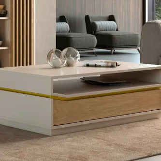 A mesa de centro Luca Mor é a combinação perfeita entre modernidade e elegância. Seu design exclusivo, associado ao acabamento clean, destaca o ambiente de qualquer sala.