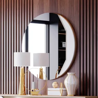 O epelho Luca New é uma forma moderna e elegante de decorar sua casa. Com seu desenho único, ele irá dar um toque especial para o ambiente!
