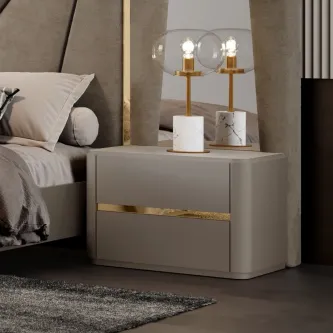 A mesa de cabeceira Alma é o toque final para o seu quarto. Uma peça de design moderno para complementar a decoração do ambiente.
