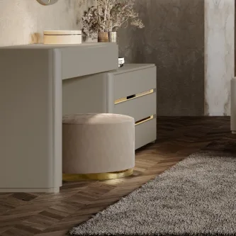 Organize seu quarto com charme! A Cómoda Alma New é a melhor opção para o seu toucador, oferecendo mais espaço e praticidade.