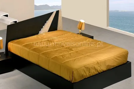 Cama Amorvita Estofada com LED