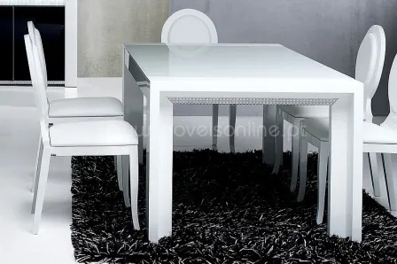 Mesa Vidro Extensivel  Plenitude