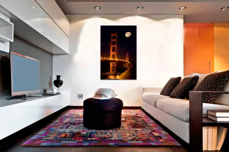 Quadro Golden Gate Night