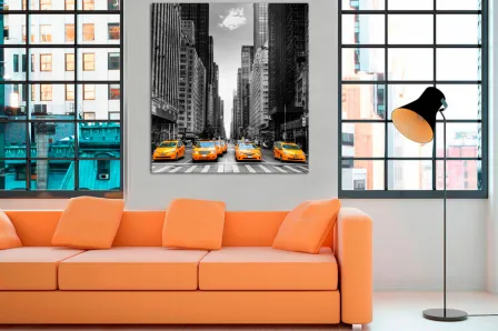 Quadro Táxi Nova Yorque