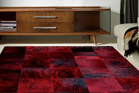Tapete Pele de Vaca Patchwork PW