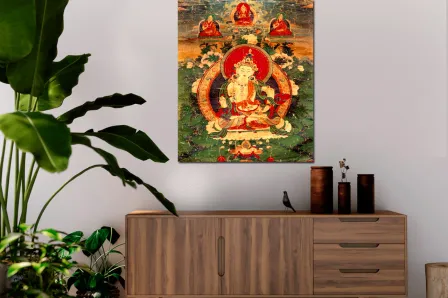 Quadro Red Buda
