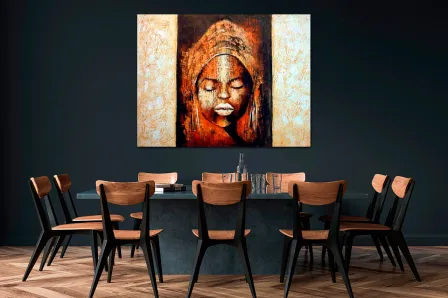 Quadro Rosto de Força
