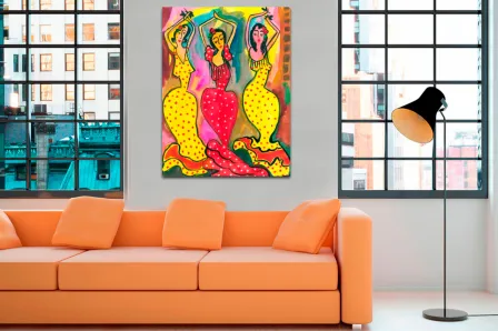 Quadro Corpos Bailando