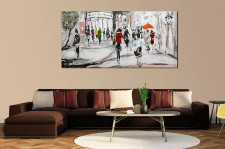 Quadro Pressa na Cidade