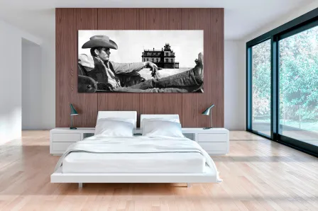 Quadro James Dean Pousando 