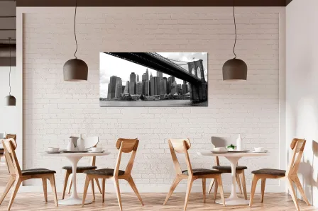 Quadro Branco e Preto 