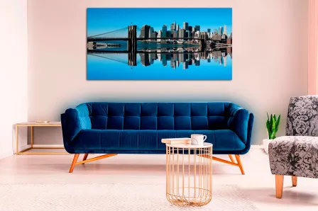 Quadro Cidade Simétrica 